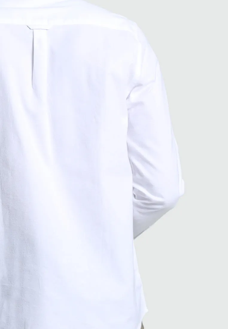 MOC Kemeja Lengan Panjang Pria CASPIAN-WHITE