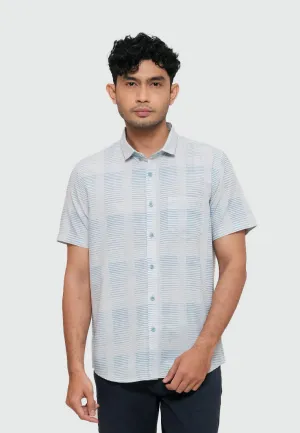 MOC Kemeja Lengan Pendek BARTLEY - BLUE