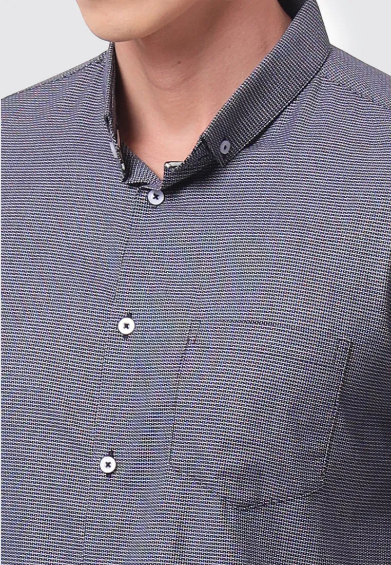 MOC Kemeja Lengan Pendek Pria REMARK - BLACK