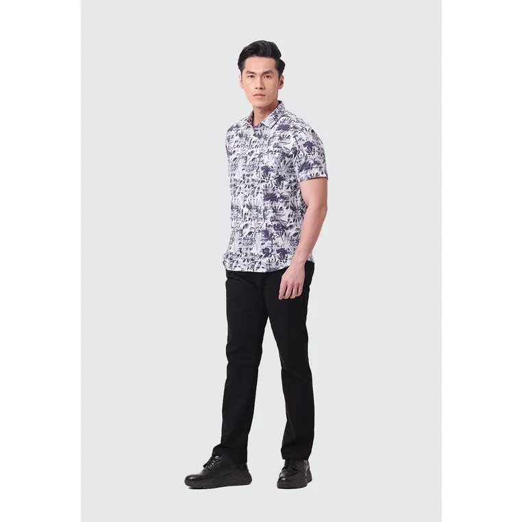 MOC Kemeja Lengan Pendek Pria SAWYER - NAVY
