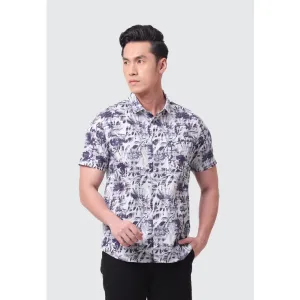 MOC Kemeja Lengan Pendek Pria SAWYER - NAVY