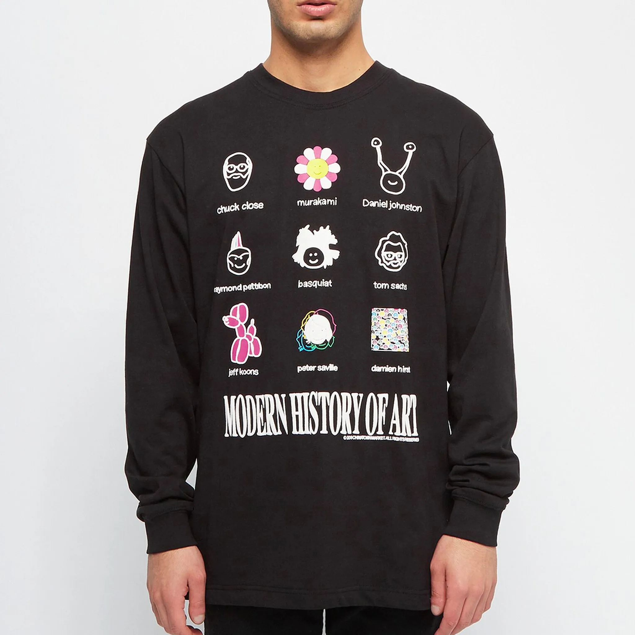 Modern Art LS Tee (Black)