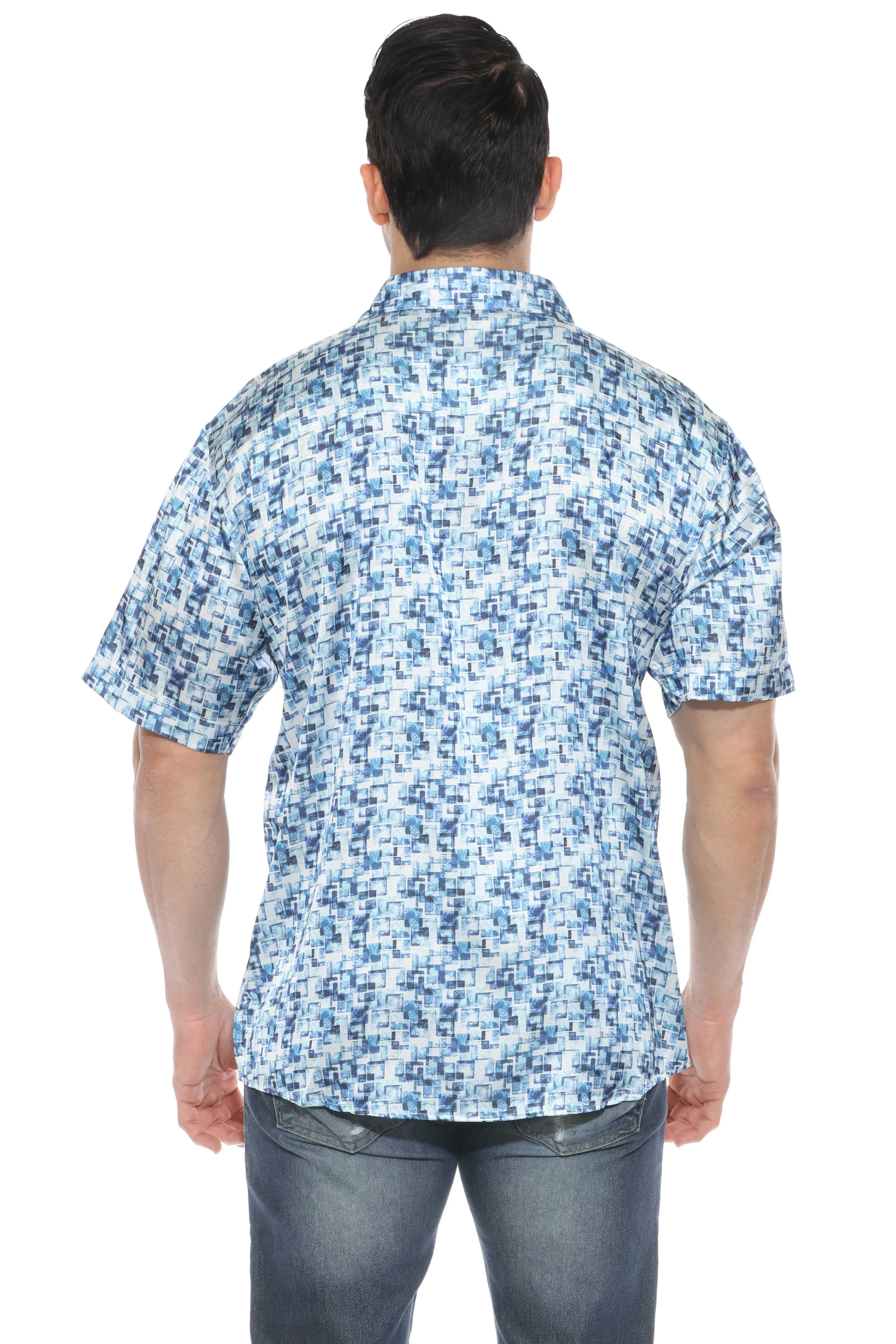 Modern Print Short Sleeve Shirt