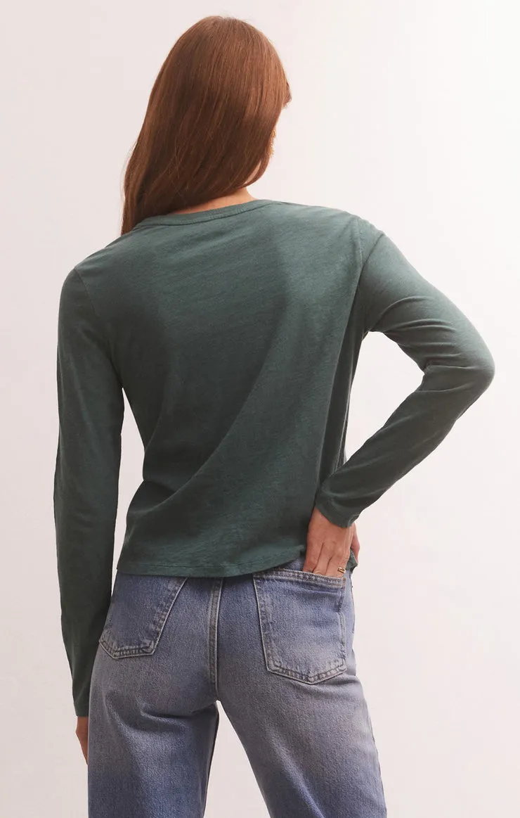 Modern Slub Tee Calypso Green