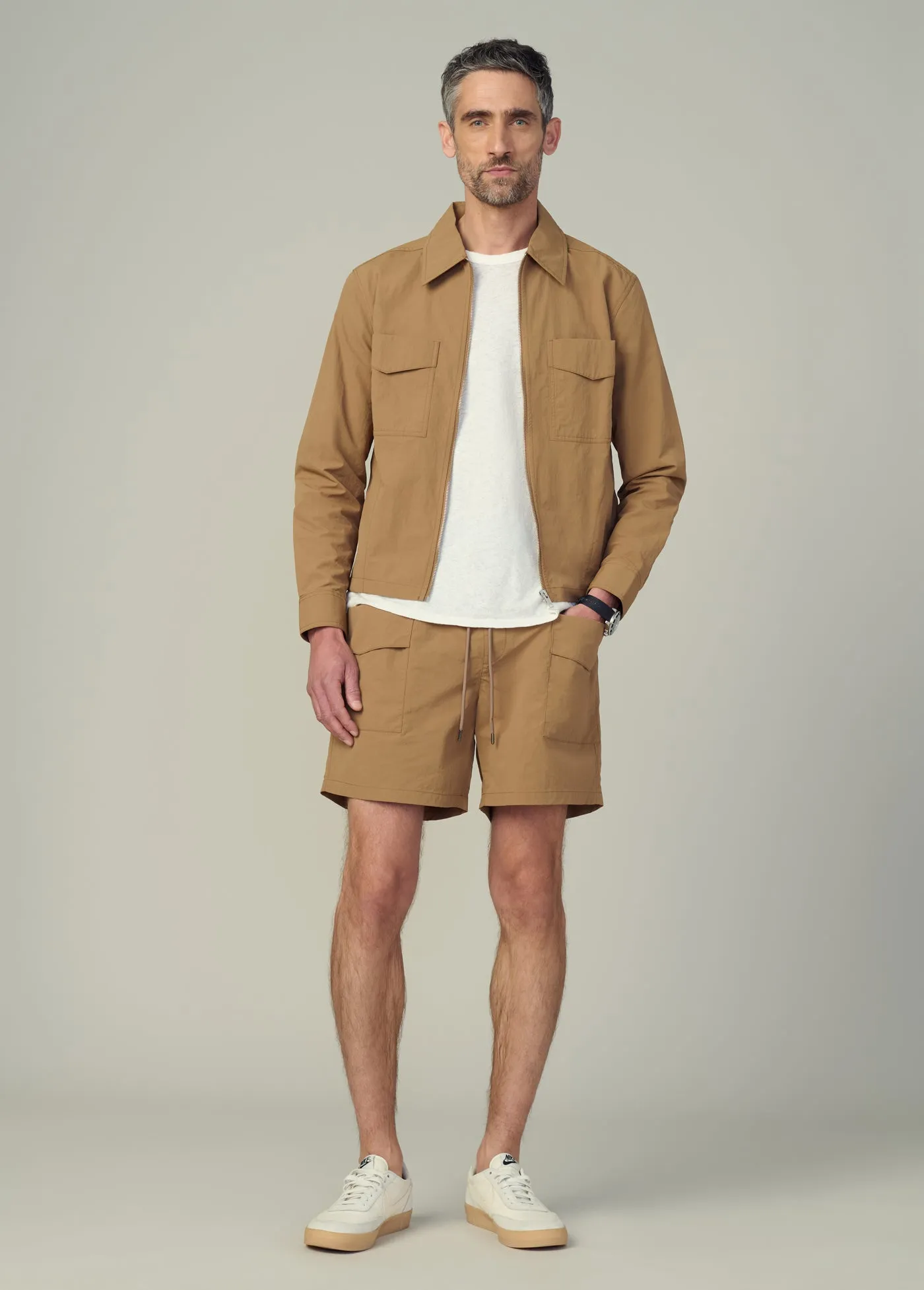 MODERN UTILITARIAN ZIP SHIRT