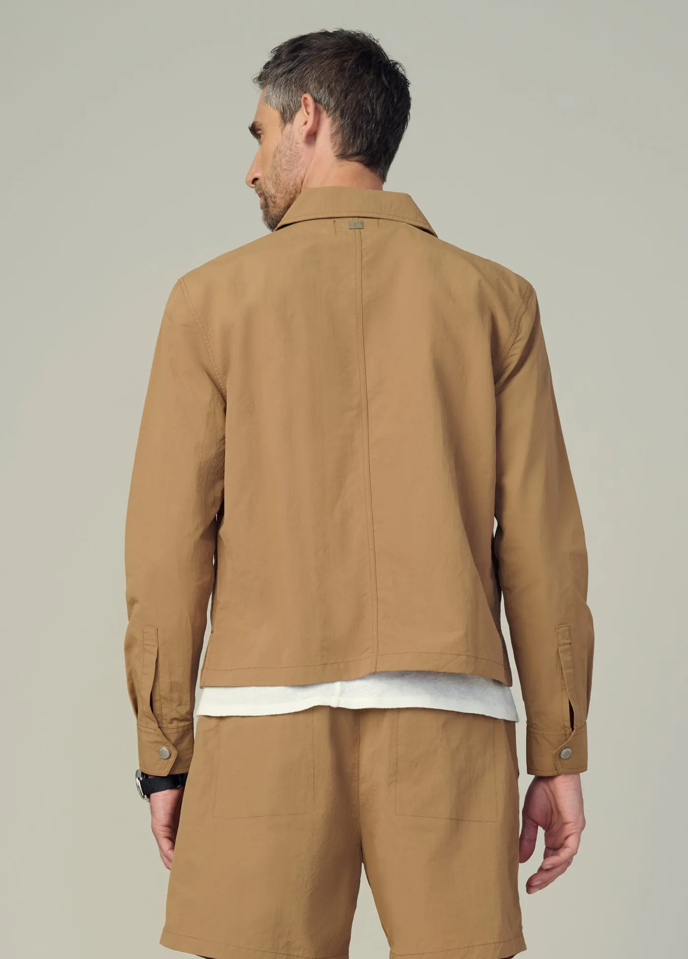 MODERN UTILITARIAN ZIP SHIRT