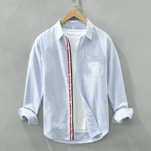 Monaco Striped Linen Shirt