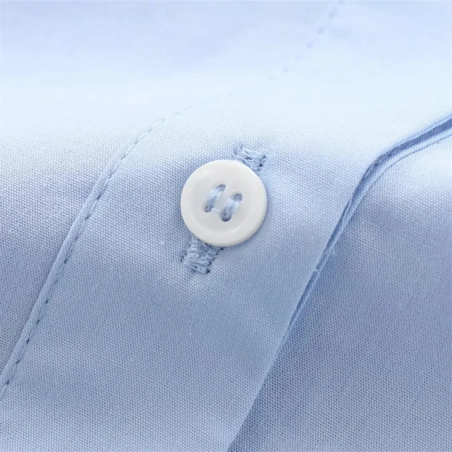 Monacogents | Autumn Loose Cotton Blend Poplin Shirt – Wide Sleeves, Buckle Detail