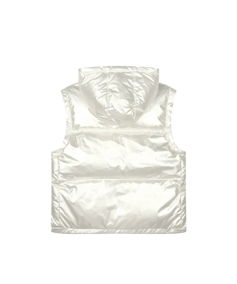 Monday Flow Women's Munple Goose Down Vest - White