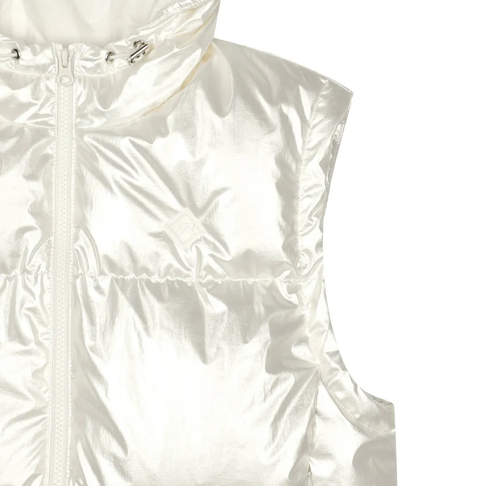 Monday Flow Women's Munple Goose Down Vest - White
