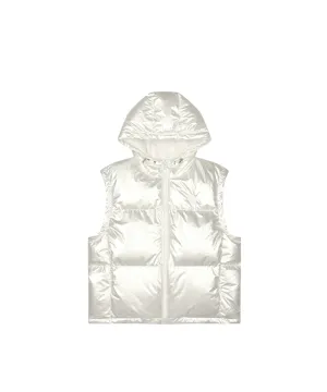 Monday Flow Women's Munple Goose Down Vest - White