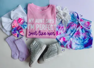 my aunt says I'm perfect tee