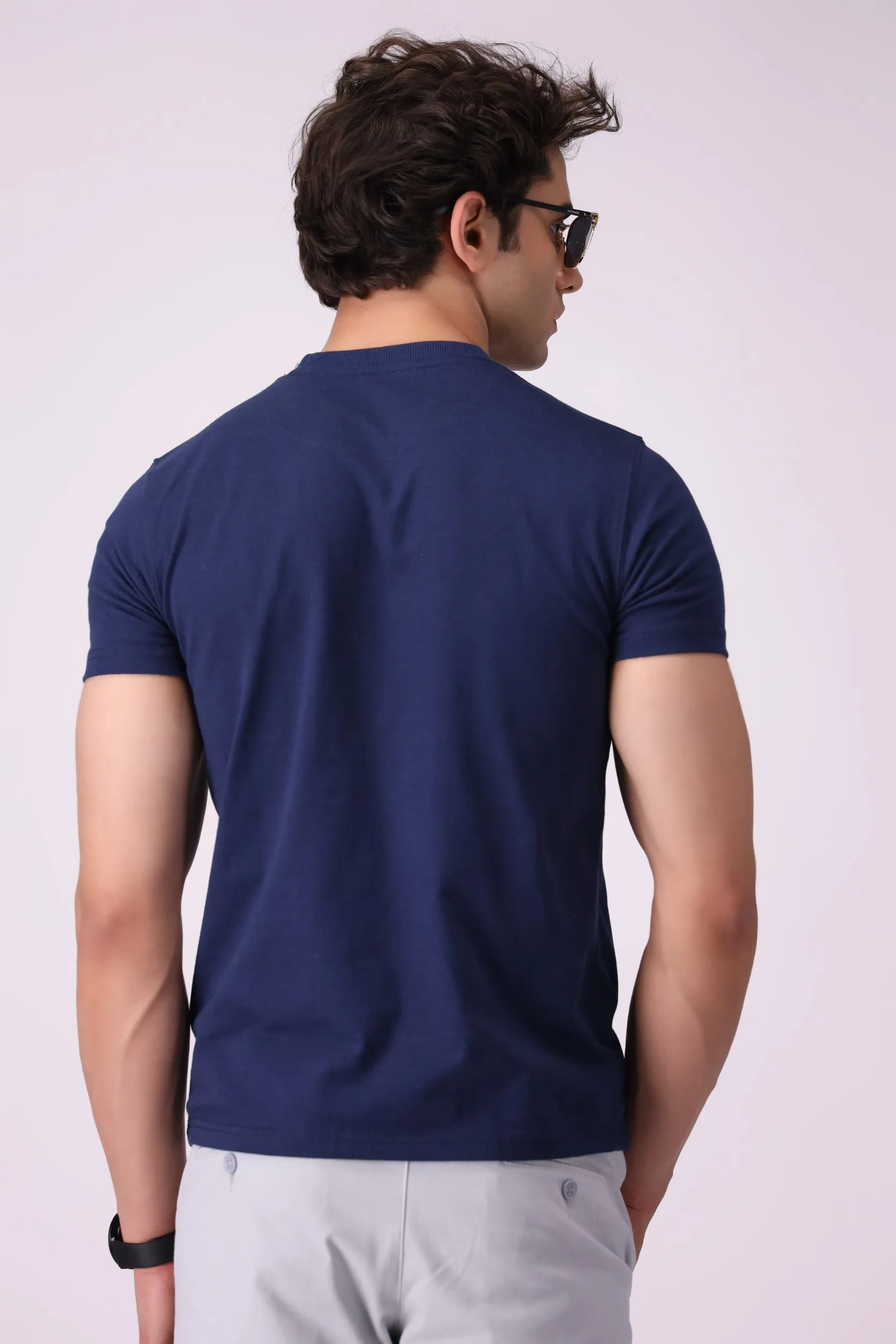 Navy Graphic T-Shirt