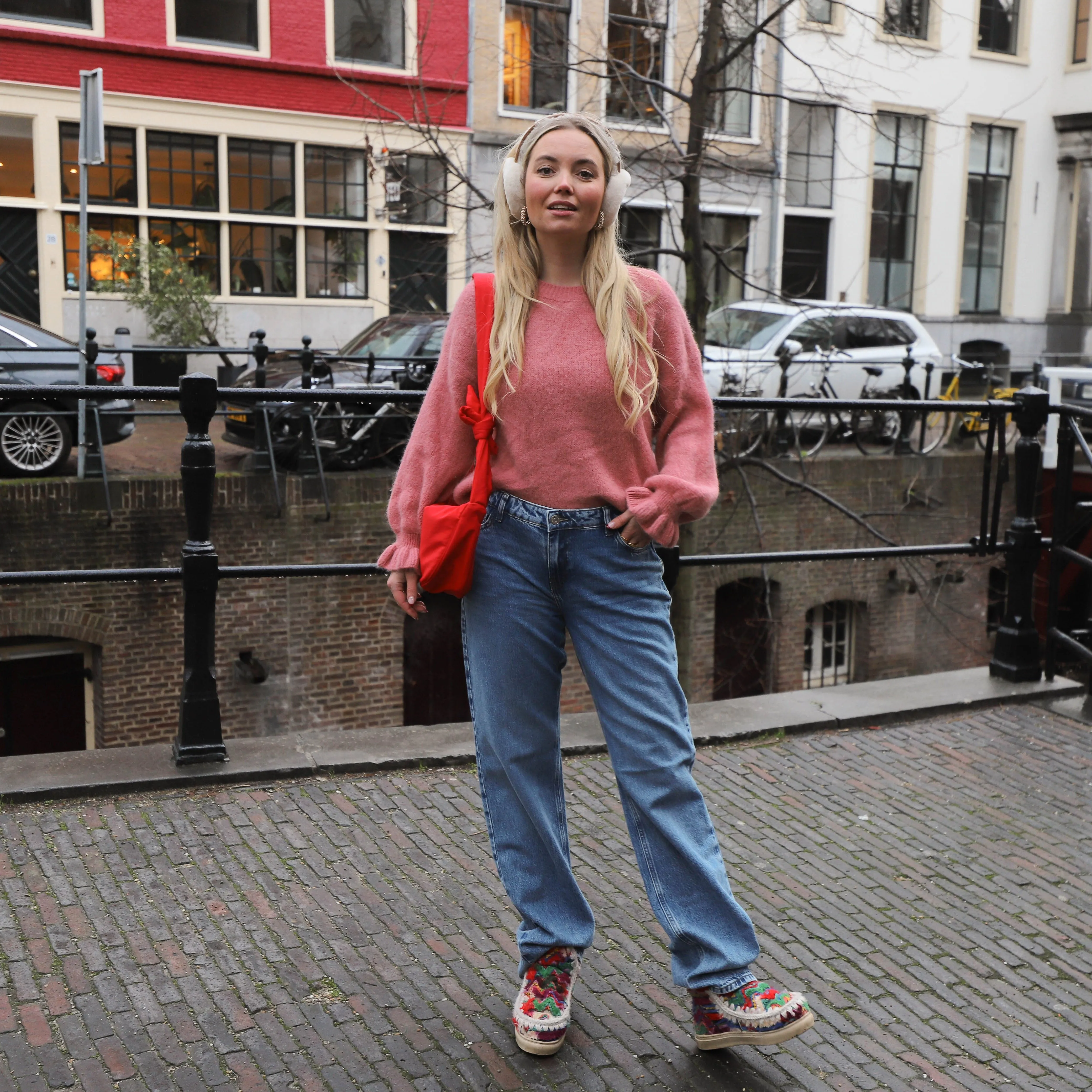 Noelle straight jeans light blue