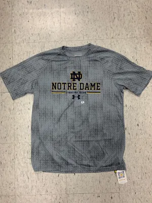 Notre Dame Fighting Irish Adult Under Armour Loose Gray Shirt