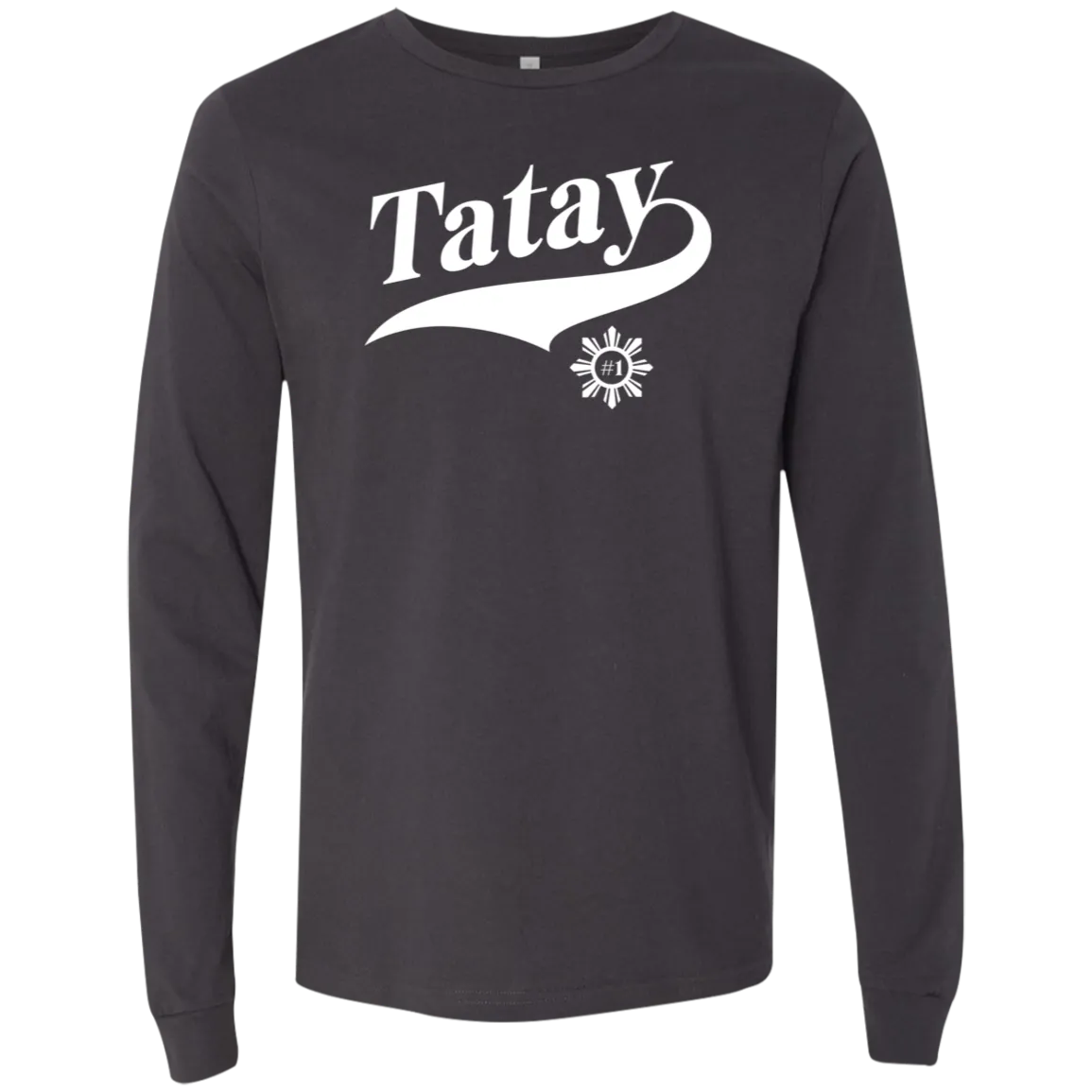 Number One Tatay Mens Jersey Long Sleeve T-Shirt