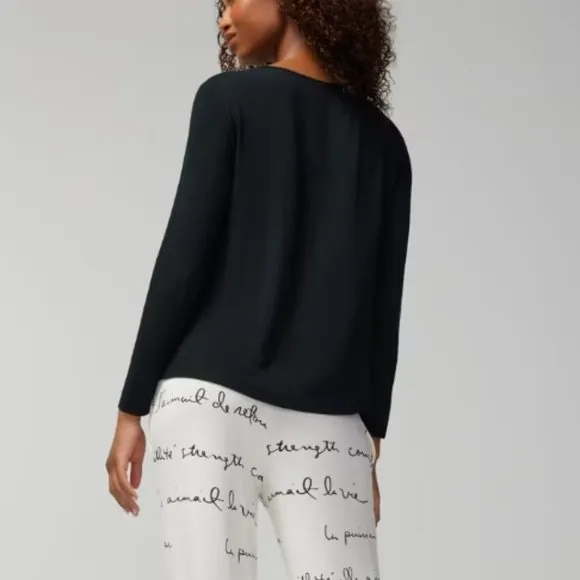 NWT Soma COOL NIGHTS Long Sleeve Pj Set