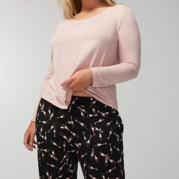 NWT Soma COOL NIGHTS Long Sleeve Pj Set