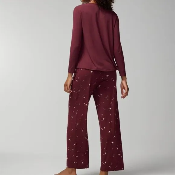 NWT Soma COOL NIGHTS Long Sleeve Pj Set