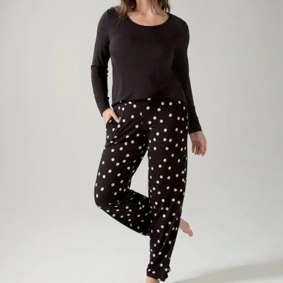 NWT Soma COOL NIGHTS Long Sleeve Pj Set