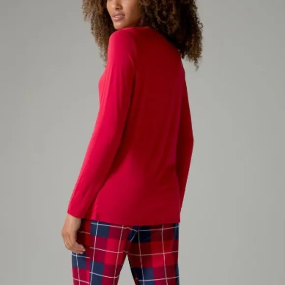 NWT Soma COOL NIGHTS Long Sleeve Pj Set