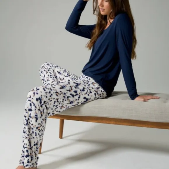 NWT Soma COOL NIGHTS Long Sleeve Pj Set