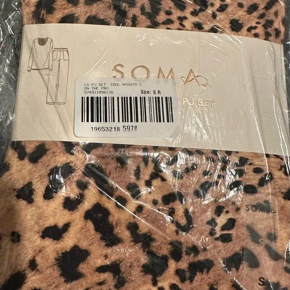 NWT Soma COOL NIGHTS Long Sleeve Pj Set