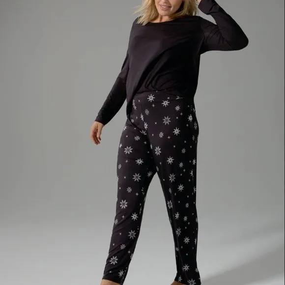NWT Soma COOL NIGHTS Long Sleeve Pj Set