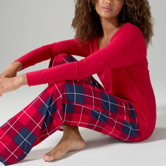 NWT Soma COOL NIGHTS Long Sleeve Pj Set
