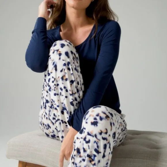 NWT Soma COOL NIGHTS Long Sleeve Pj Set
