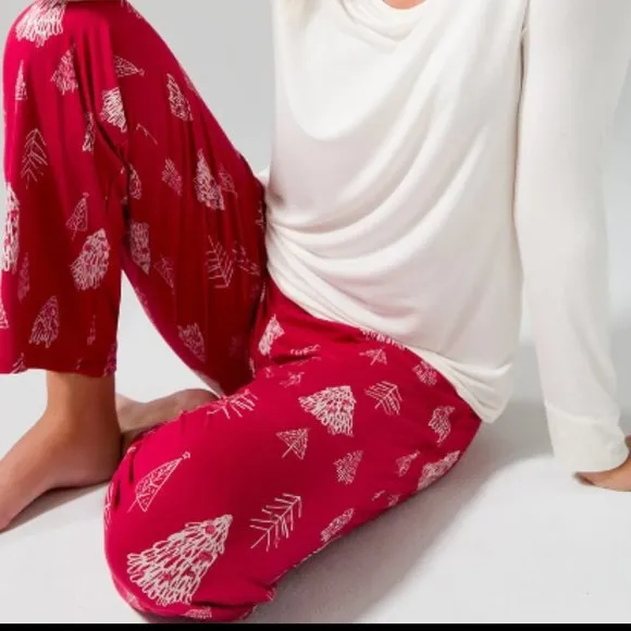 NWT Soma COOL NIGHTS Long Sleeve Pj Set
