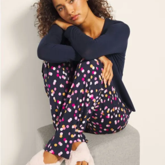 NWT Soma COOL NIGHTS Long Sleeve Pj Set