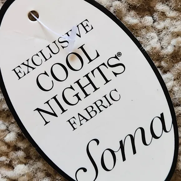 NWT SOMA Embraceable Cool Nights pajama set Size XS Colors mocha and Mochachino