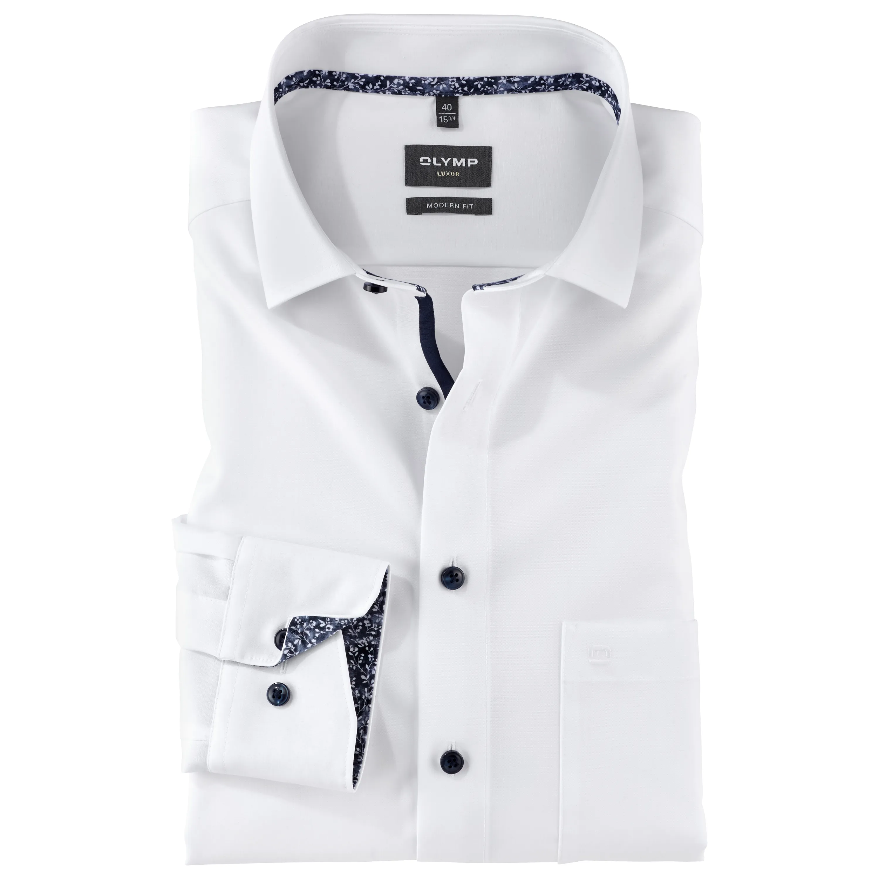 Olymp Luxor Modern Fit Shirt - White
