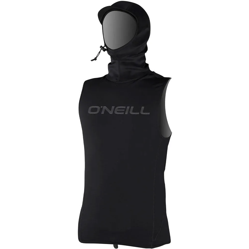 O'Neill Thermo-X Vest with Neoprene Hood Black