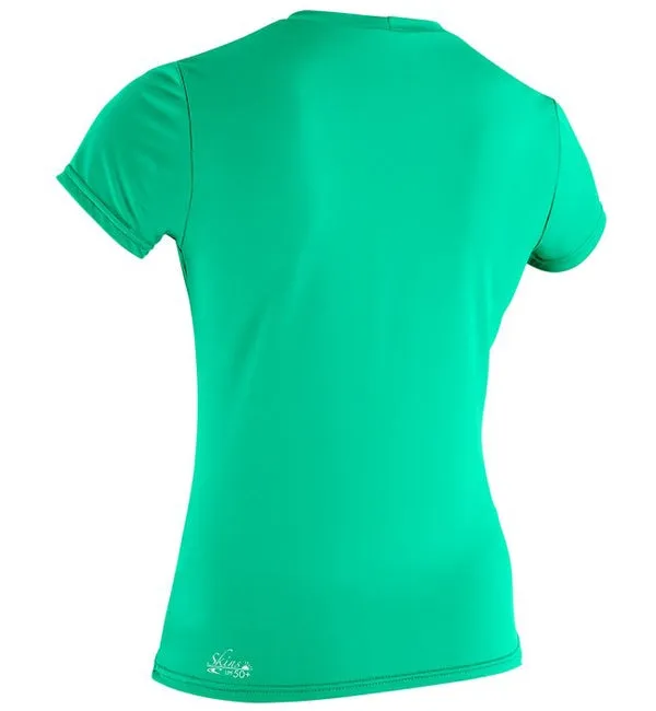 O'Neill Womens Basic Skins Short Sleeved Sun Shirt - Seaglass