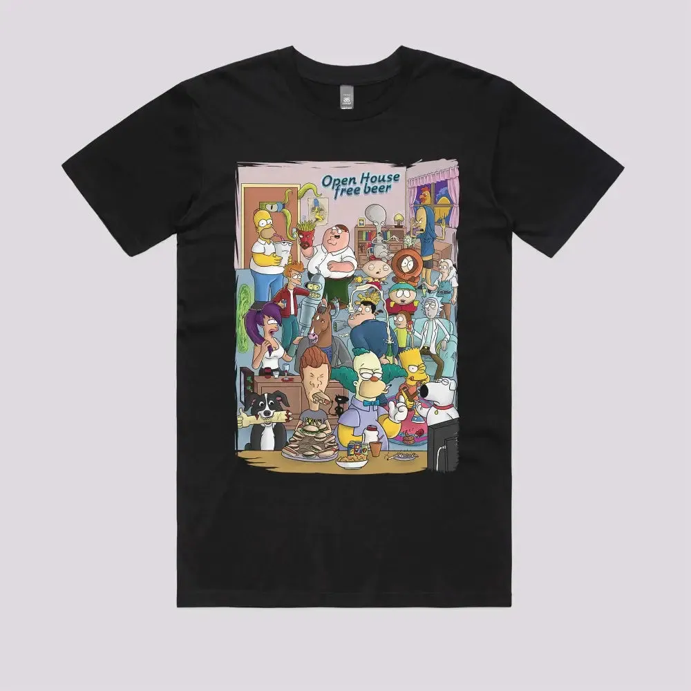 Open House Free Beer T-Shirt