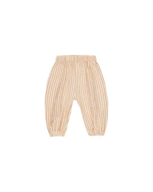 PARACHUTE PANT || GRAPEFRUIT STRIPE