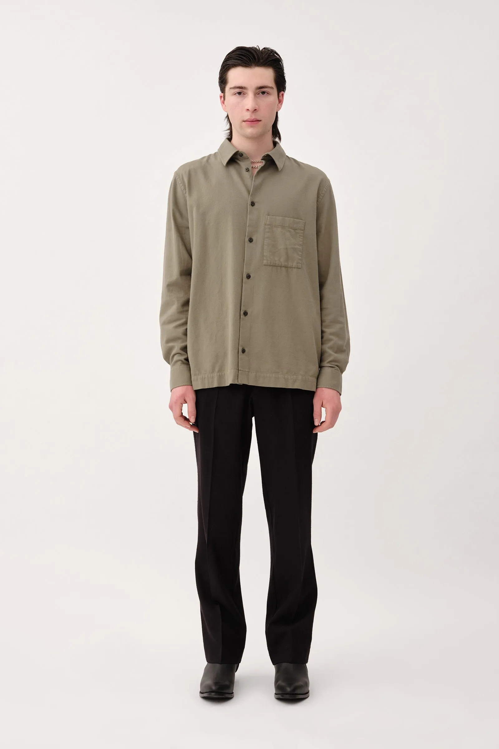 Penzo Brushed Flannel - Vetiver