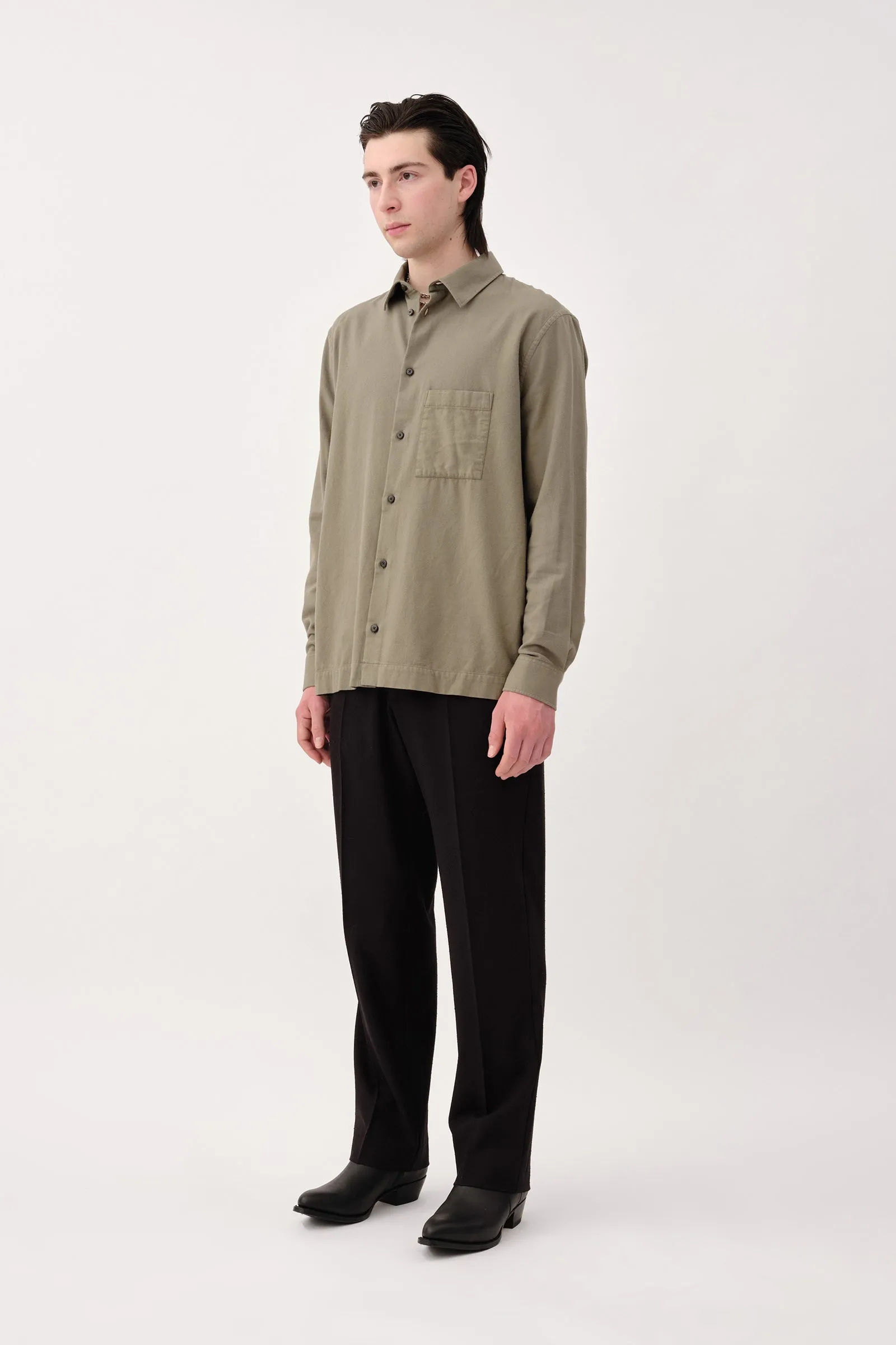 Penzo Brushed Flannel - Vetiver