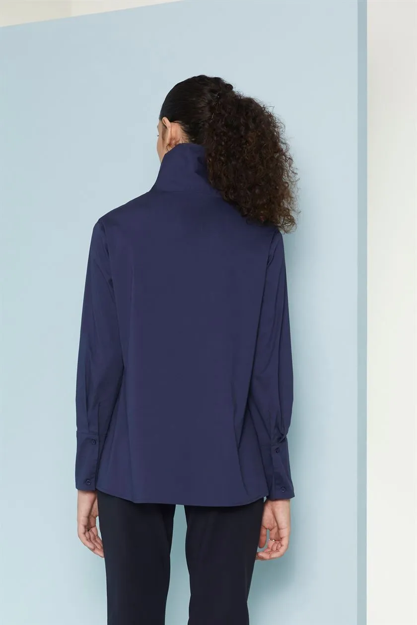 Perona   I   Womenshirts & Topshirts-Keanna-Pwa-Fv21-1103-Navy  AS7972