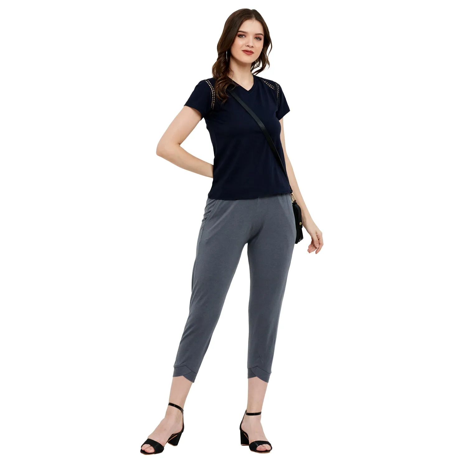 PETAL DETAILED PANT ( PAPERCORN)