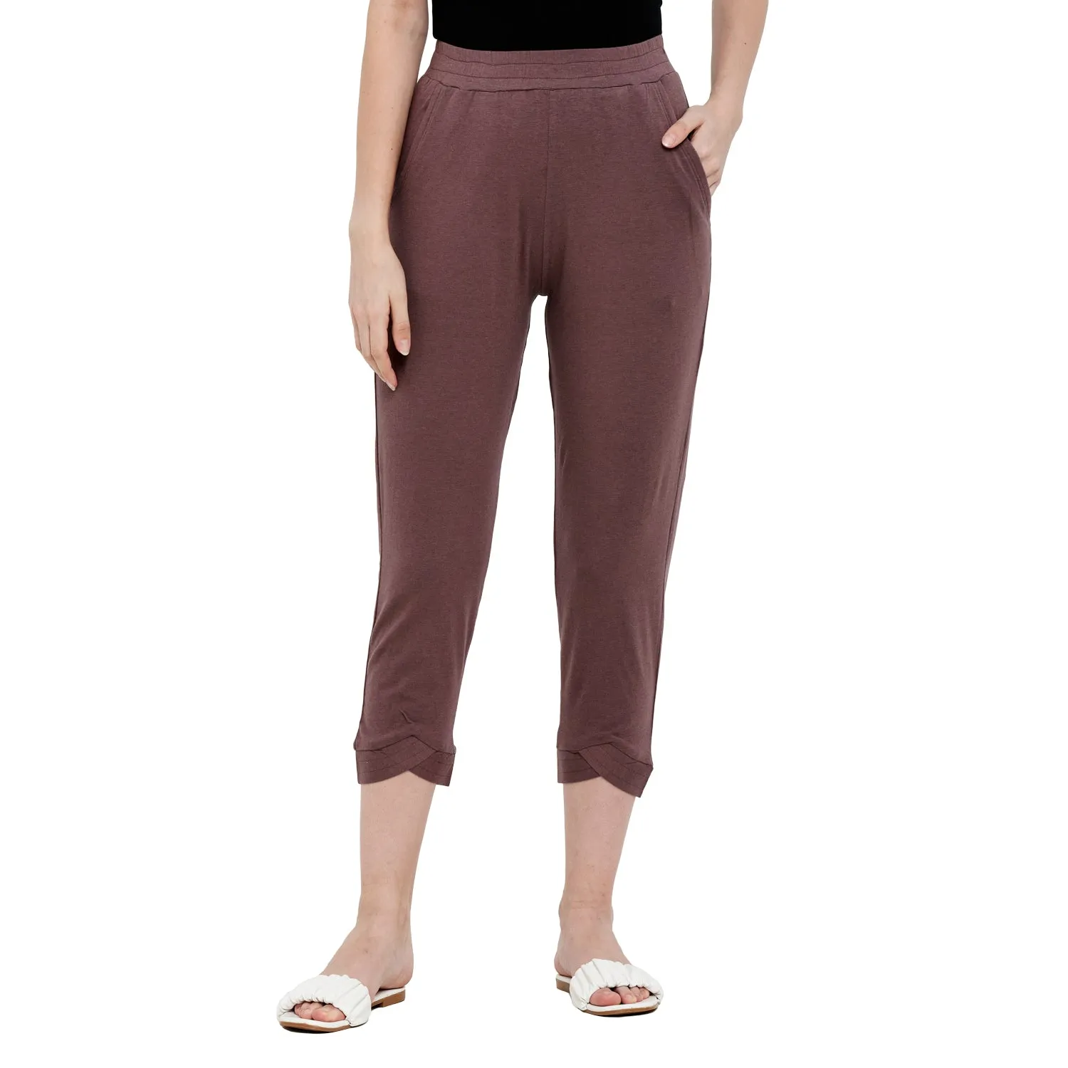PETAL DETAILED PANT ( PAPERCORN)