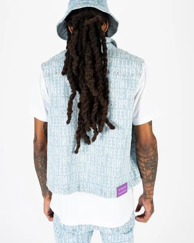 PHEELINGS ON MY MIND CARGO VEST (LIGHT BLUE)