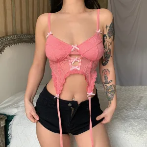 pink cute camisole  KF83905