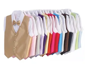 Poly Silk Vest and Bowtie Infant/Toddler - Lito 740