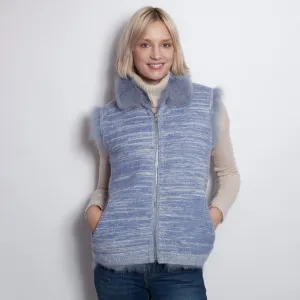 Powder Blue Shimmer Vest