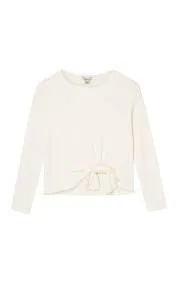 Presley Ponte Tie Front Top