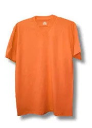 Pro Club Comfort Short Sleeve V-Neck Orange T-Shirt