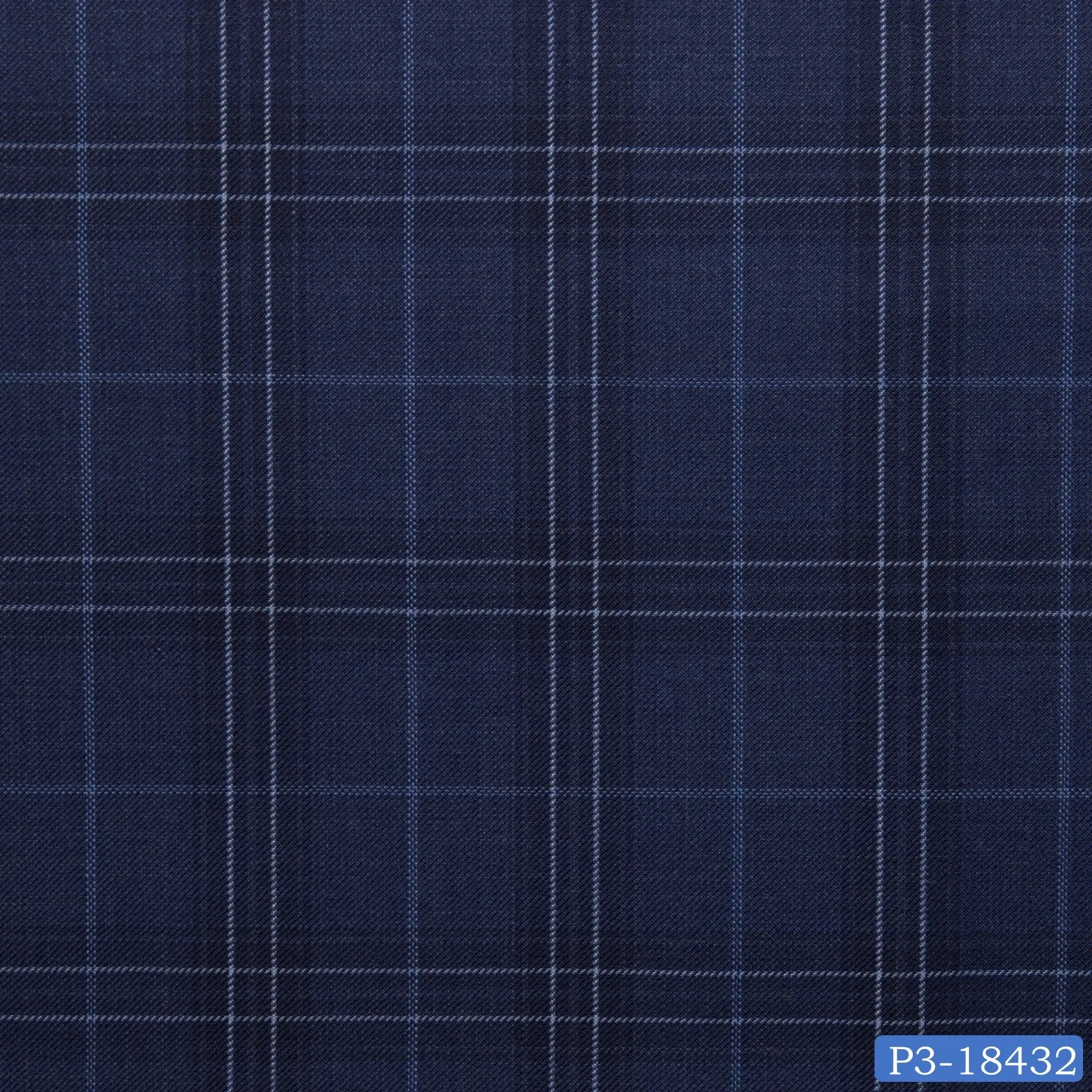 Prussian Blue With Light Check Vest